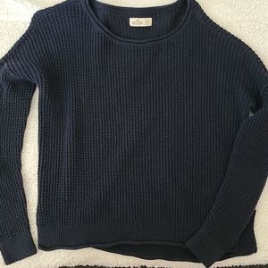 Navy Blue Knit Sweater